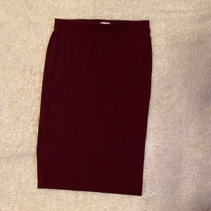 Plum Purple Forever 21 Pencil Skirt